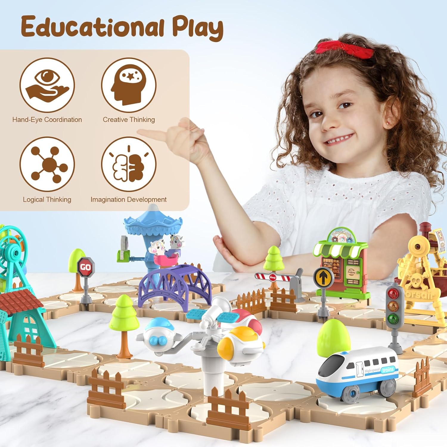 Conjunto de Pista de Quebra-Ca - Kids Education Learning avaliação e preço
