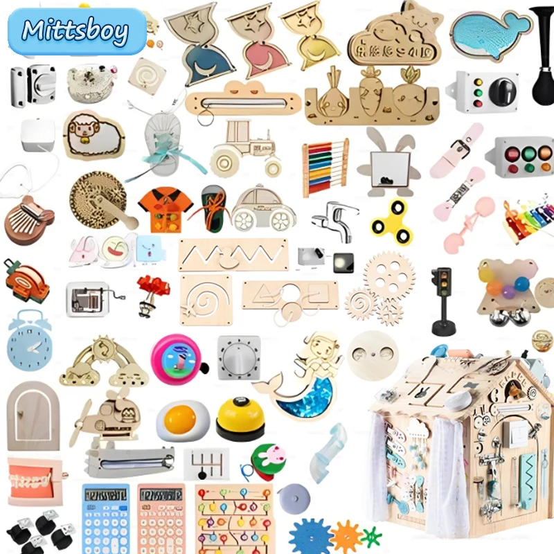 Montessori Busy Board for Chil - Kids Education Usa avaliação e preço