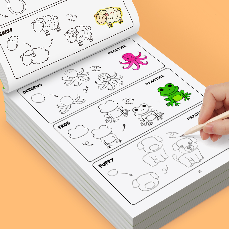 Livro de desenho de animais pa - Kids Education Steps avaliação e preço