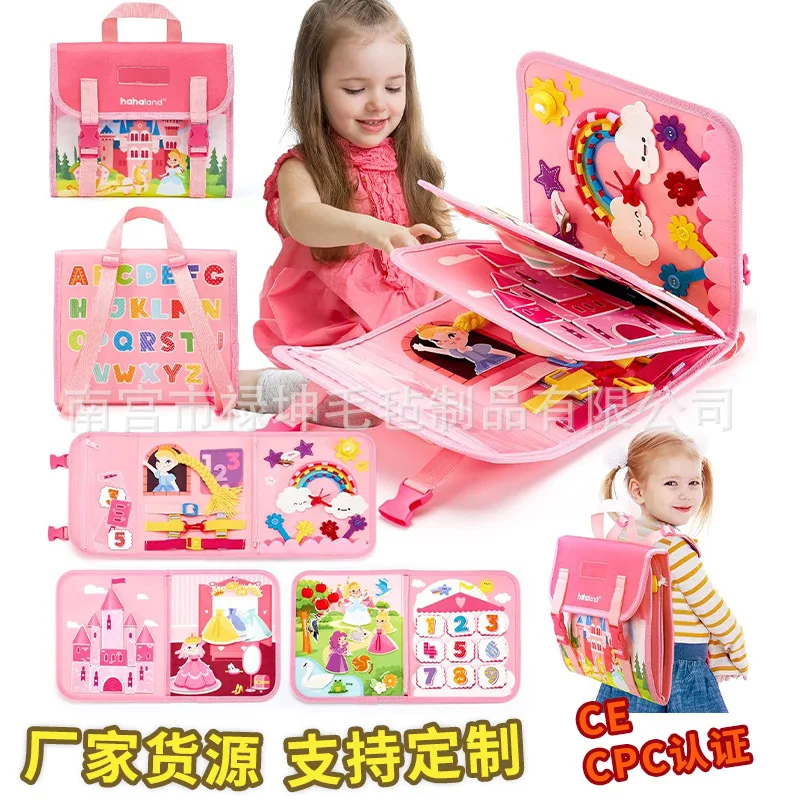 Princess Montessori Felt Busy  - Kids Education Learning avaliação e preço